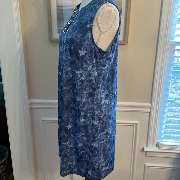 Michael Kors Blue Sheath Mini Dress - Picture 4 of 9